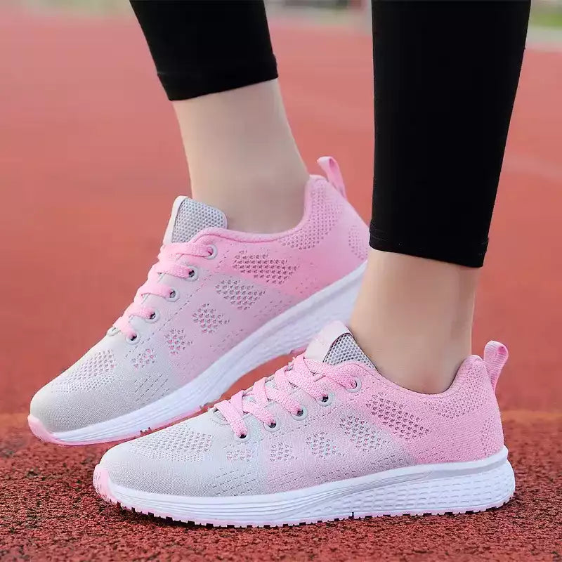 Baskets de sport confortables pour femme, idéales pour la course à pied