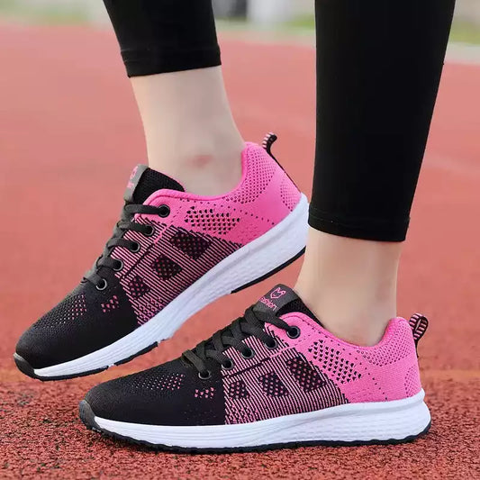 Chaussures de running ultra-légères pour femme avec maille respirante