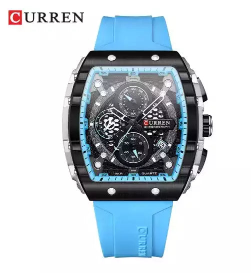 Montre CURREN avec une tenue décontractée