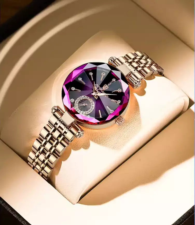 Montre de luxe POEDAGAR avec mouvement quartz japonais et design raffiné