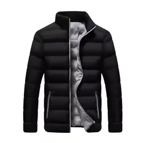 Veste chaude d’hiver pour homme en gris urbain