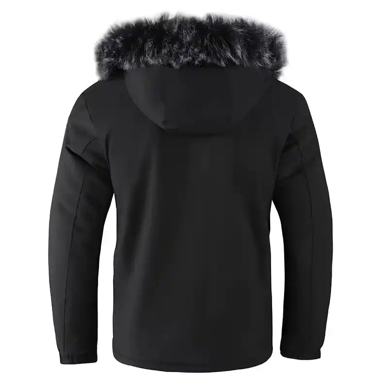 Manteau d’hiver homme, coupe moderne et rembourrage léger